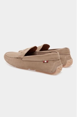 BALLY Mokasini iz semiša Rjava - Taupe 3