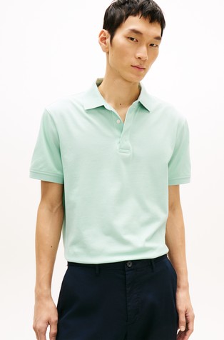 Bombažna polo majica s kratkimi rokavi