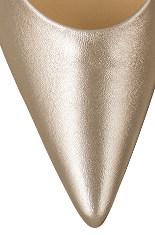 HÖGL Era leather high heels Gold 5