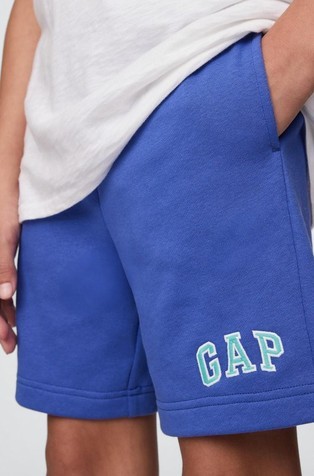 GAP Gap logo kratke hlače za dečke Modra - Dazzling Blue 183949Tc 4