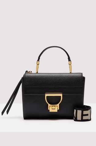 COCCINELLE Arlettis Signature Mini Handbag Black 1