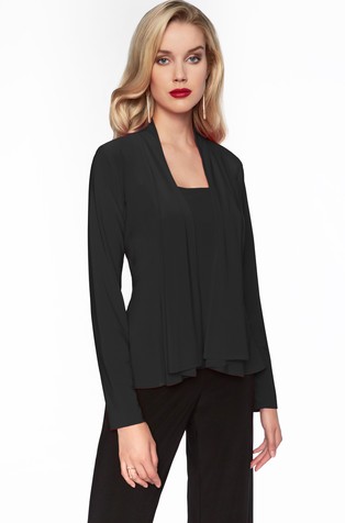 Fine jersey cardigan