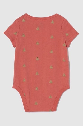 GAP Baby Brannan Bear Americana Logo Bodysuit Watermelon Ice 2
