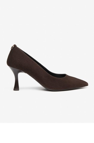 Suede Court Shoes