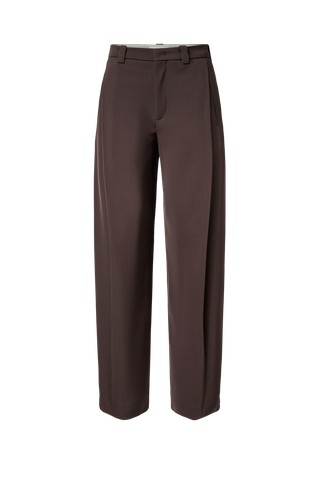 Wide trousers in techno twill