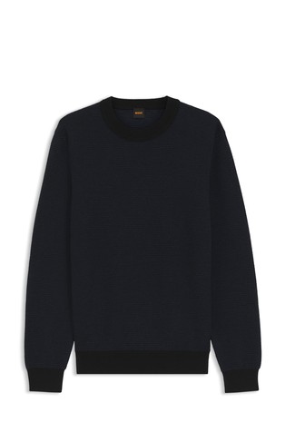 Pleten pulover iz bombažne mešanice