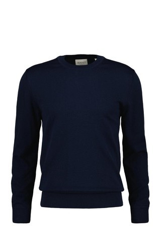 Slim fit cotton-blend knit sweater