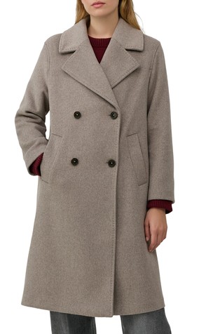 Plašč z dvorednim zapenjanjem