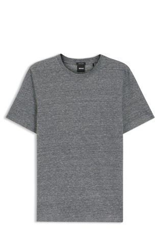 T-shirt in cotton and linen