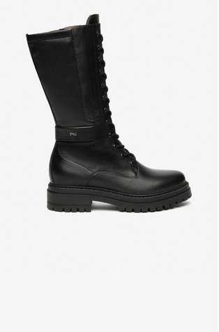 Škornji iz usnja in sintetičnih materialov