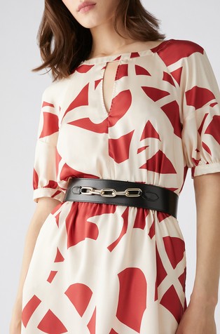 Belt with chain
