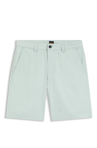 Chino-style shorts in cotton-rich twill