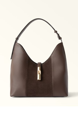 Medium Leather Hobo Bag