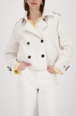 Kratka jakna z dvorednim zapenjanjem