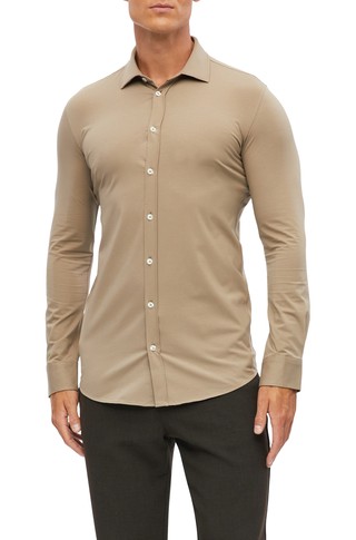 Tailored fit cotton shirt