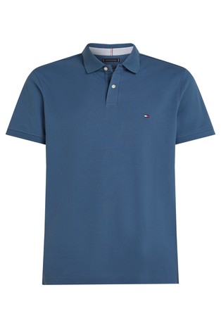TOMMY HILFIGER 1985 regular fit polo majica Modra - Blue Colour 5