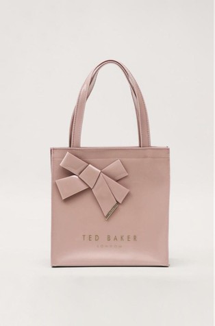 Manjša tote torbica s pentljo in logotipom