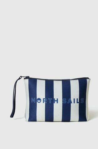 Striped scuba pouch