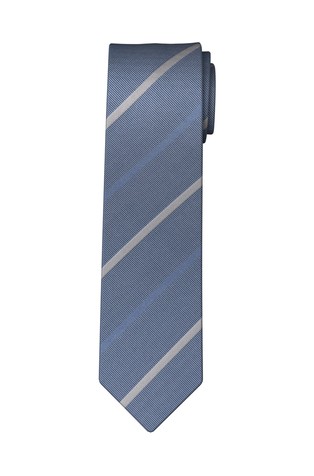 Striped silk tie