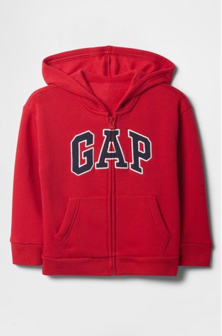 Gap logo jopa s kapuco za malčke