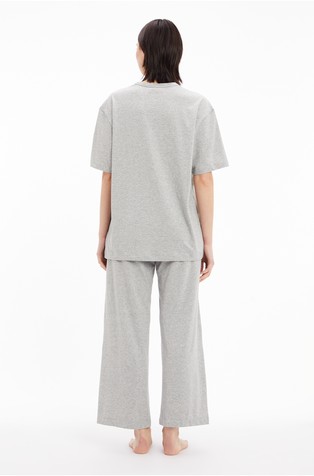 CALVIN KLEIN Pants Pyjama Set - Embossed Icon Gray 2