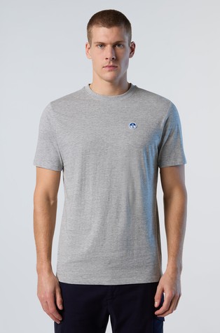 T-shirt with logo patch