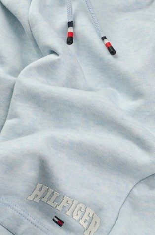 TOMMY HILFIGER Varsity Logo Cotton-blend Shorts Light Blue 4