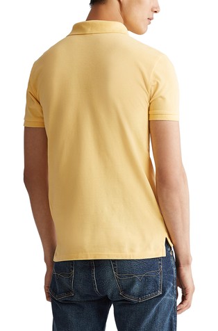 RALPH LAUREN Slim fit polo majica s kratkimi rokavi Rumena - Corn Yellow/C6103 2