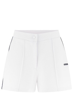 Textured shorts with logo