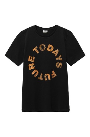 Bombažna majica s potiskom