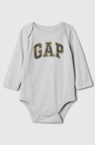 Gap logo bodi z dolgimi rokavi za dojenčke
