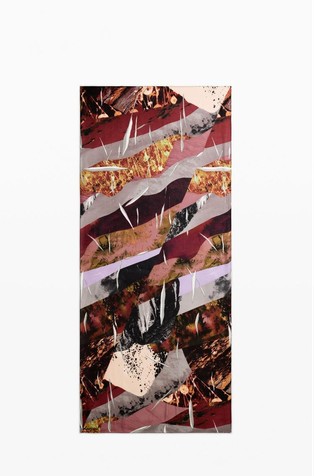 Viscose patterned foulard