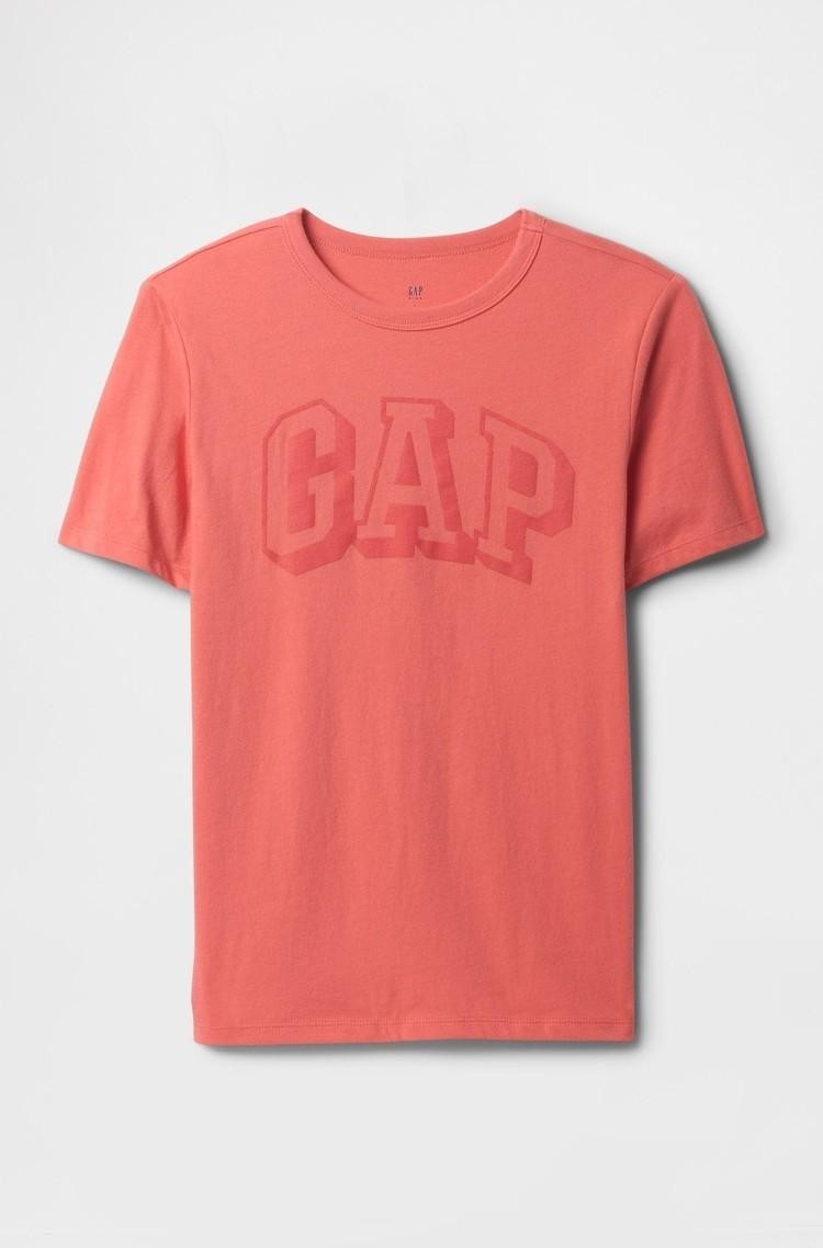 GAP Gap logo majica z kratkimi rokavi za dečke Rdeča - Watermelon Ice 