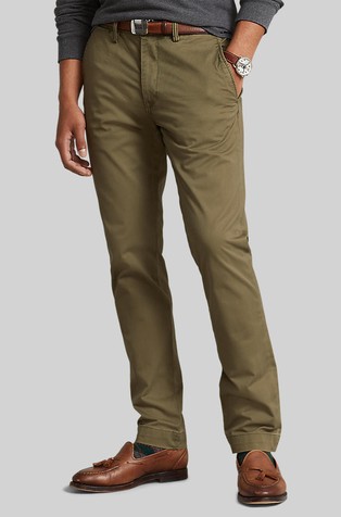 Stretch Slim Fit Twill Pant