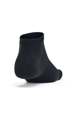 UNDER ARMOUR Essential paket 6 parov unisex nizkih nogavic Črna - Black 4