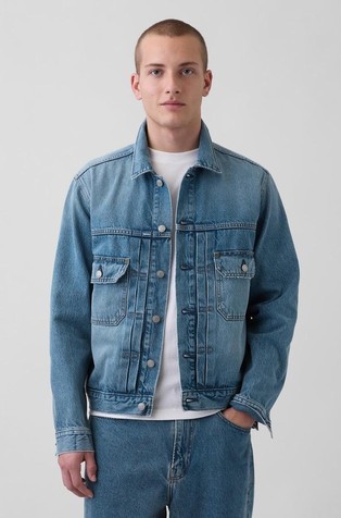 Moška relaxed fit denim jakna