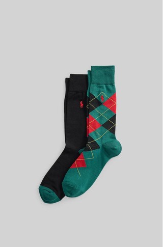 Argyle paket 2 parov nogavic