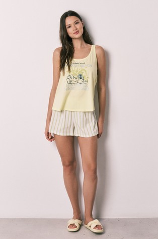 Stitch sleeveless pyjamas