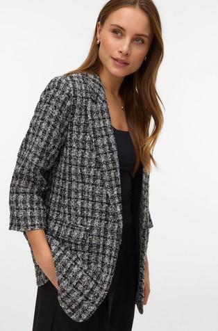 VMFRIDA regular fit karirast suknjič