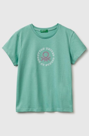 Majica s kratkimi rokavi in bleščečo logo grafiko