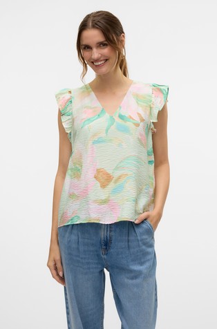 VMJOSIE patterned top in viscose-blend