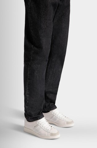 BALLY Usnjene superge Bela - White 6