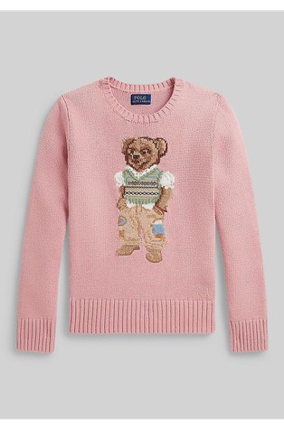 Polo Bear pleten bombažen pulover