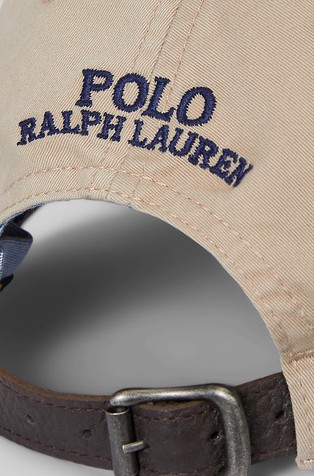 RALPH LAUREN Stretch-cotton Twill Ball Cap Khaki Tan 3