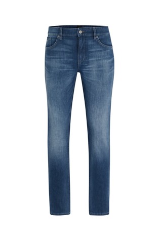Slim-fit jeans in comfort-stretch denim