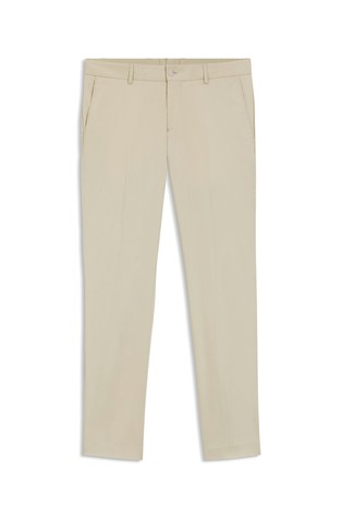 Slim-fit trousers in a cotton blend