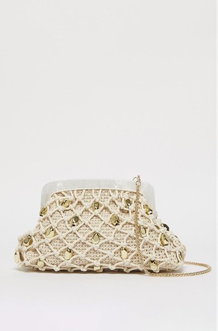 Prepletena pisemska torbica iz rafije