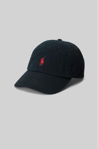 Bombažna kapa s šiltom