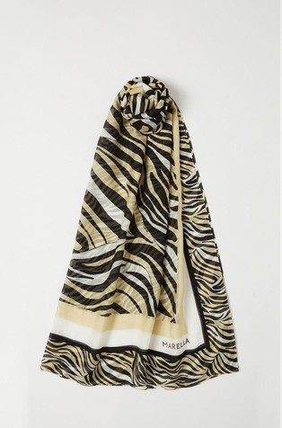 Silk-blend shawl with pattern