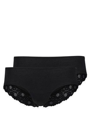 Skiny every day in cotton paket 2 spodnjih hlačk s čipko